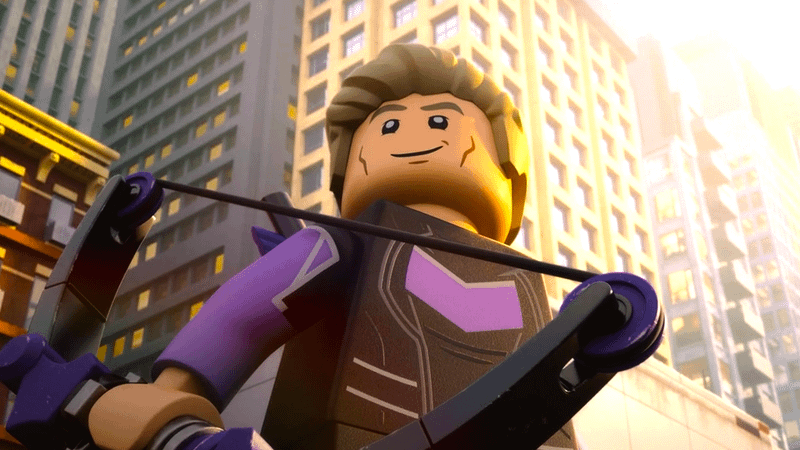 Hawkeye from LEGO Avengers: Strange Tails