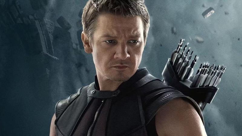 Hawkeye looking angry in Avengers: Age of Ultron.