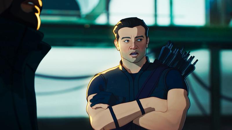 Jeremy Renner as Hawkeye in What If