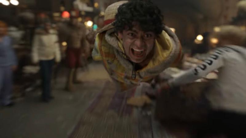 Luffy launching himself with the Straw Hats behind him in One Piece Season 2.