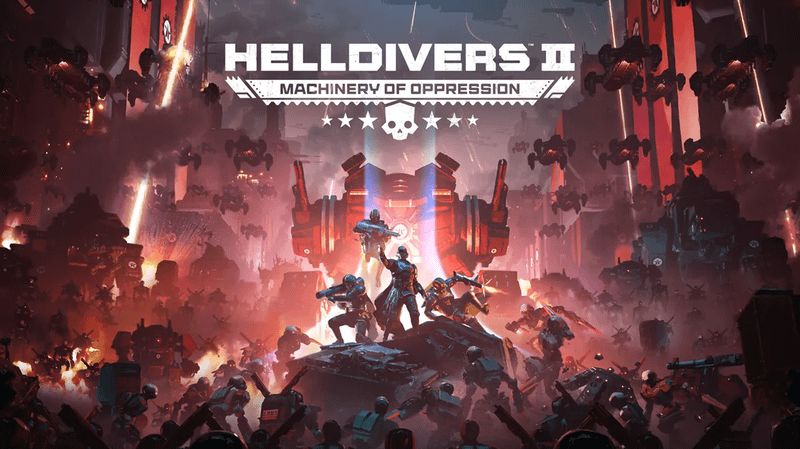 Helldivers 2 Machinery Of Oppression Poster.