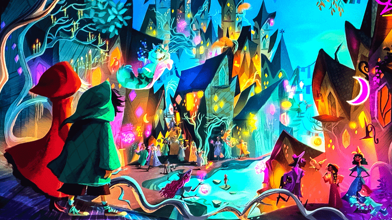 Promotional imagery of Disney's upcoming animated film Hexed.