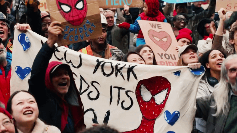 Spider-Man Parade in Brand New Day.