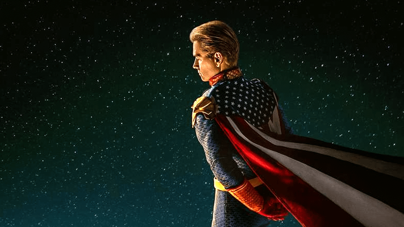 Anthony Starr as Homelander in The Boys.