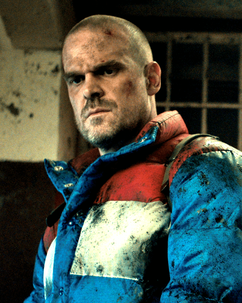 David Harbour's Hopper in Stranger Things 4
