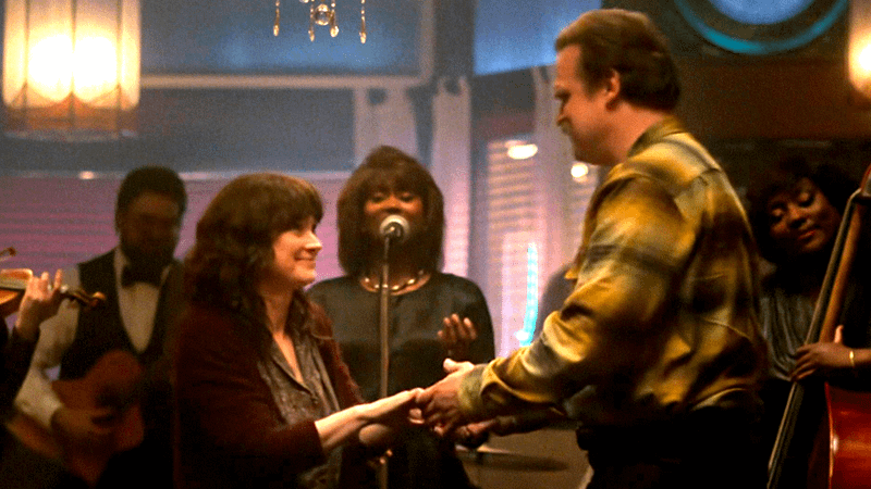 Winona Ryder as Joyce and David Harbour as Hopper in Stranger Things 5