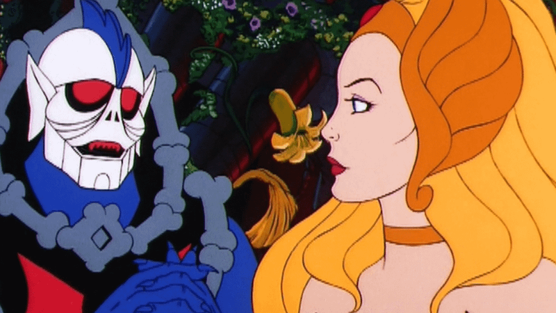 Hordak and She-Ra in She-Ra: Princess of Power.