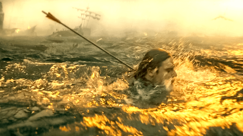 Jacaerys Velaryon’s death at the end of House of the Dragon Episode 1.