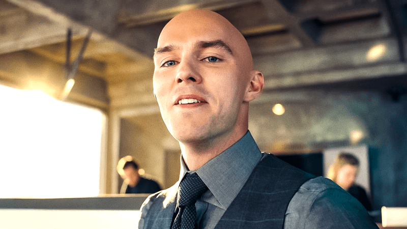 Nicholas Hoult as Lex Luthor in Superman.