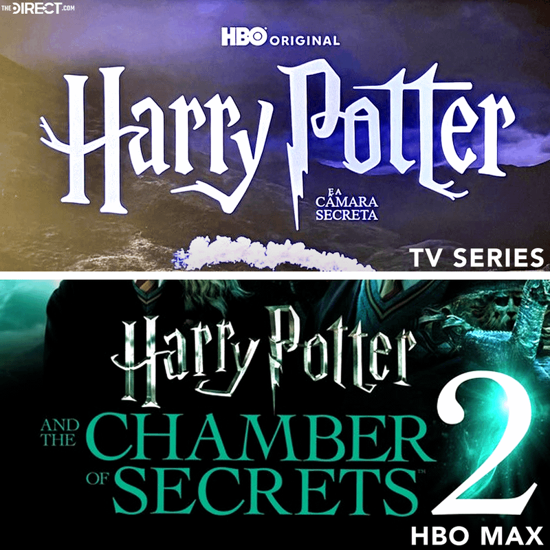 Harry Potter and the Chamber of Secrets, HBO Season 2 vs. alternate movie logo.