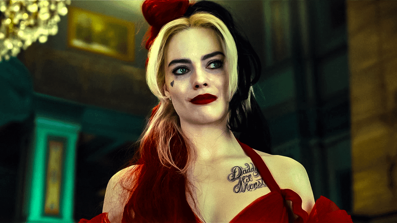 Margot Robbie as Harley Quinn in The Suicide Squad.