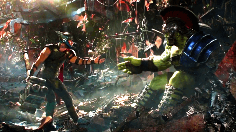 Chris Hemsworth Thor and Mark Ruffalo Hulk, Marvel Zombies