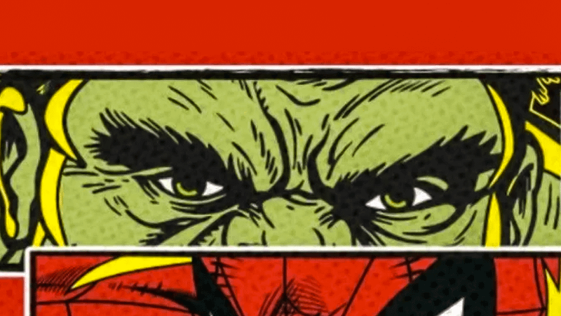 Hulk eyes in Spider-Man Brand New Day promo art.