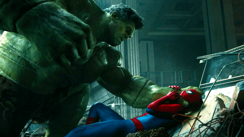 Hulk vs. Spider-Man in Spider-Man: Brand New Day.
