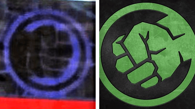 Hulk logo from Spider-Man: Brand New Day, Hulk logo