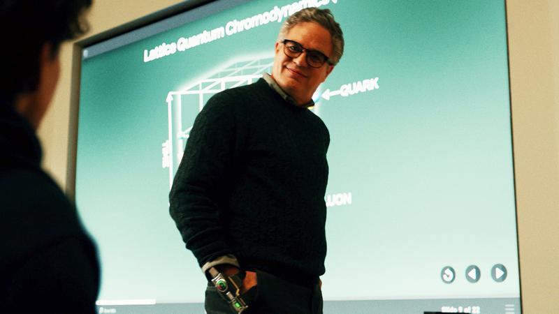 Bruce Banner lecture at ESU in Spider-Man: Brand New Day.