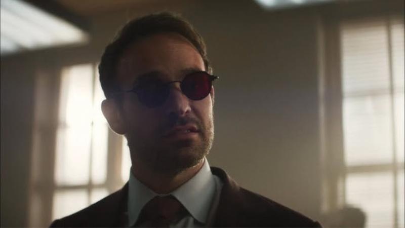 Matt Murdock in a court room in Daredevil: Born Again.