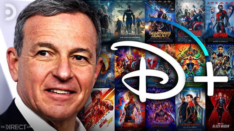 Bob Iger, Disney+, Marvel Studios posters