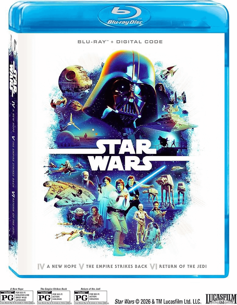Star Wars' original trilogy Blu-Ray re-release in 2026.