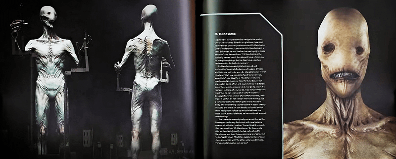 Mr. Handsome art from the Superman Legacy Effects book