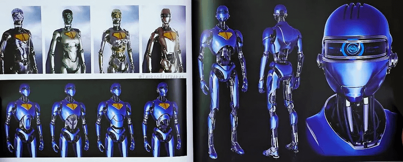 Robot 4 concept art from Superman