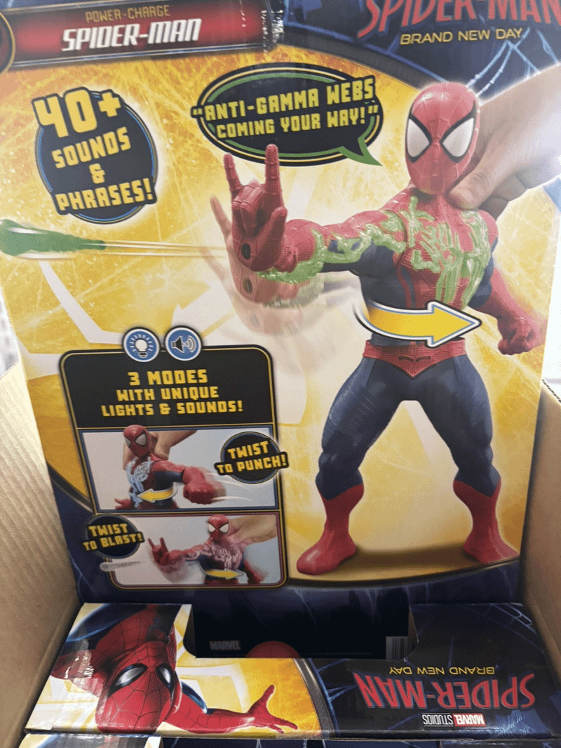 Spider-Man: Brand New Day merch.