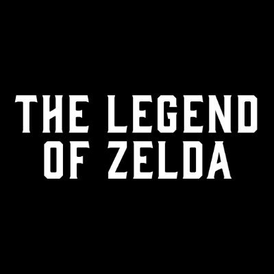 The Zelda movie logo as it appears on X