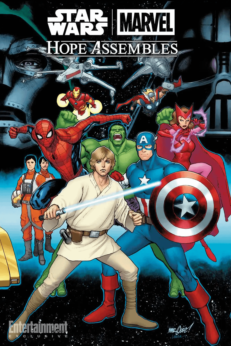 Marvel and Star Wars characters.