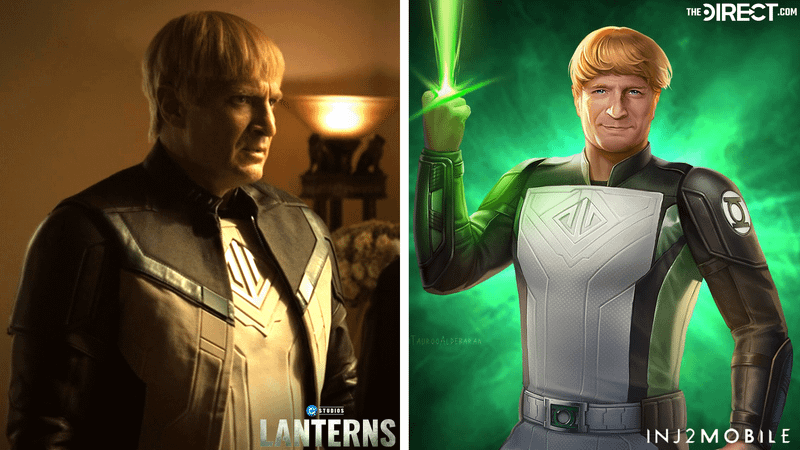 Guy Gardner in Lanterns Episode 6 and Injustice Mobile.