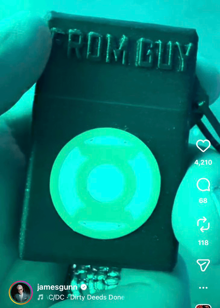 Guy Gardner's lighter in Man of Tomorrow.