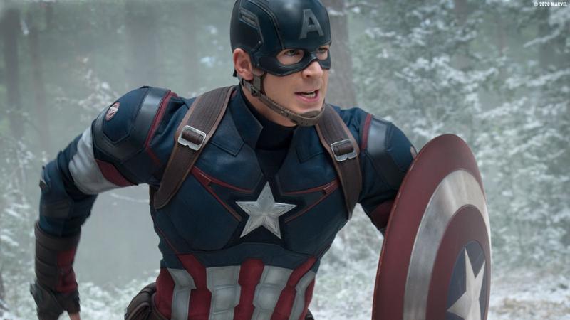 Steve Rogers' Captain America in Avengers: Age of Ultron