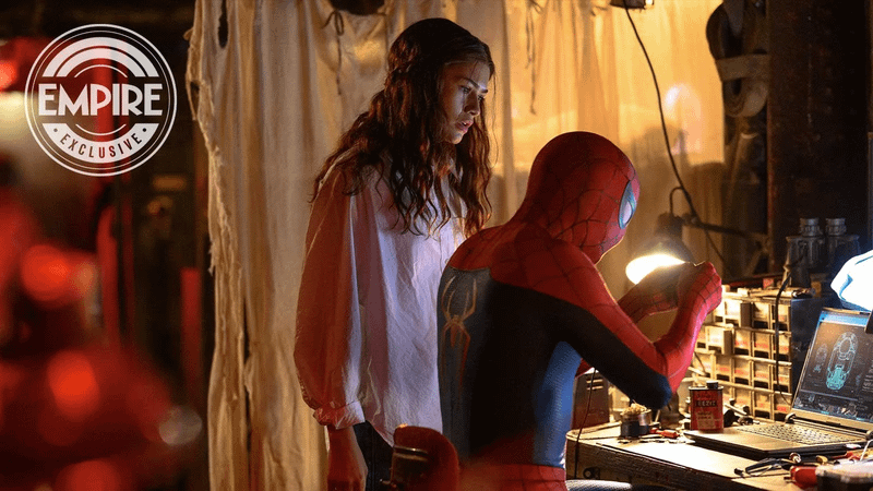 Zendaya as MJ & Tom Holland as Spider-Man in Spider-Man: Brand New Day.