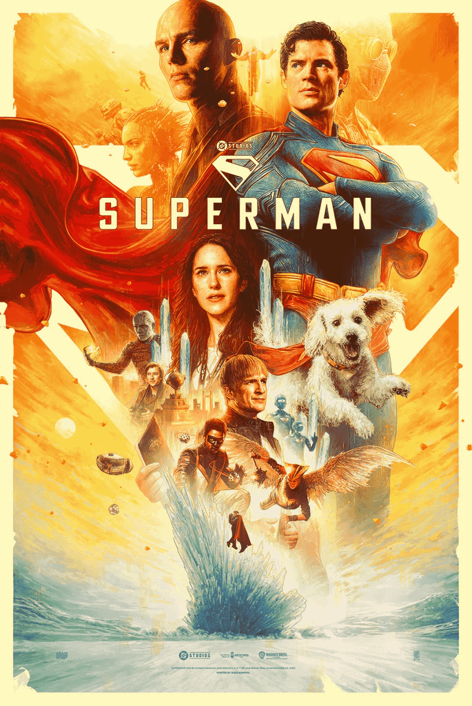 Officially licensed Superman poster.