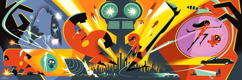 Eric Tan Incredibles 2 poster.