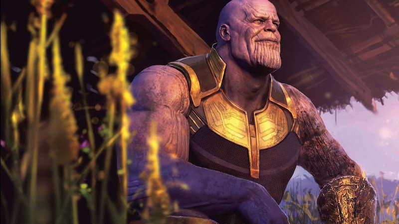 Thanos, on retirement on a garden planet