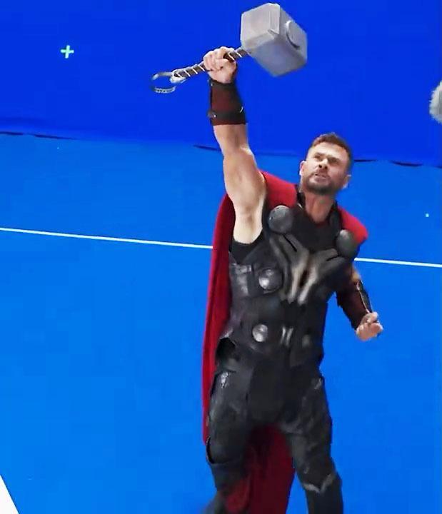Chris Hemsworth as Thor for Avengers: Infinity Defense.
