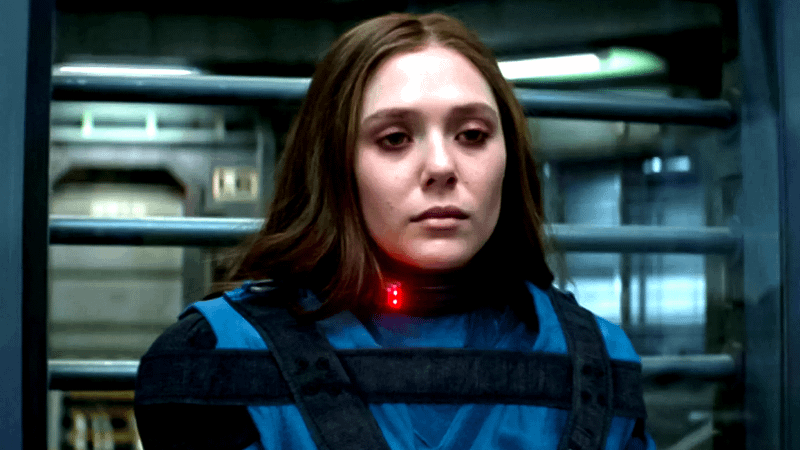 Elizabeth Olsen's Wanda Maximoff in Captain America: Civil War.