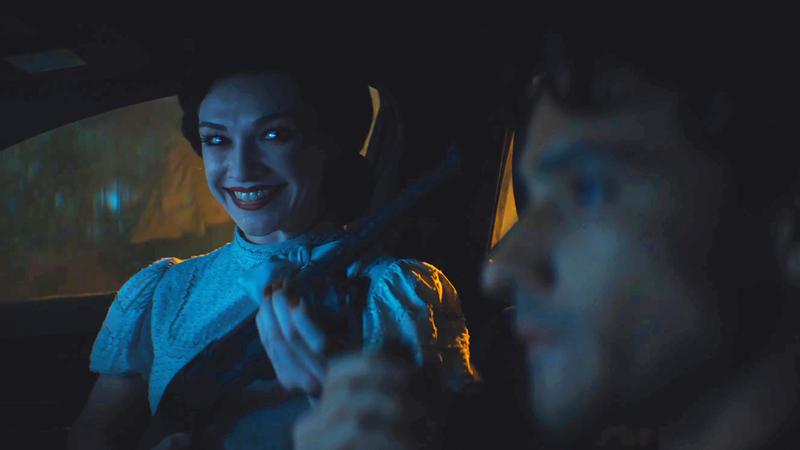 The shotgun lady in Insidious: Out of the Further.