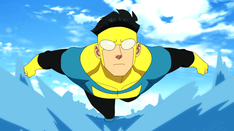 Mark Grayson in flight.