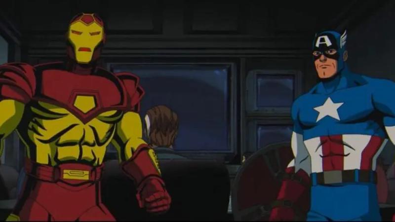 Iron Man and Captain America ready to fight in X-Men '97.