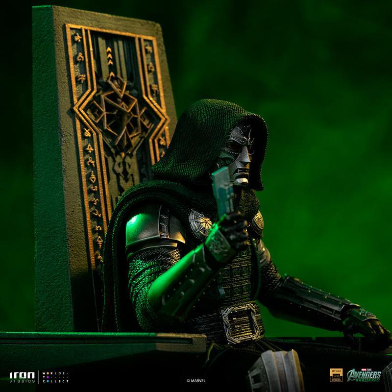 Doctor Doom holding his key from Avengers: Doomsday.