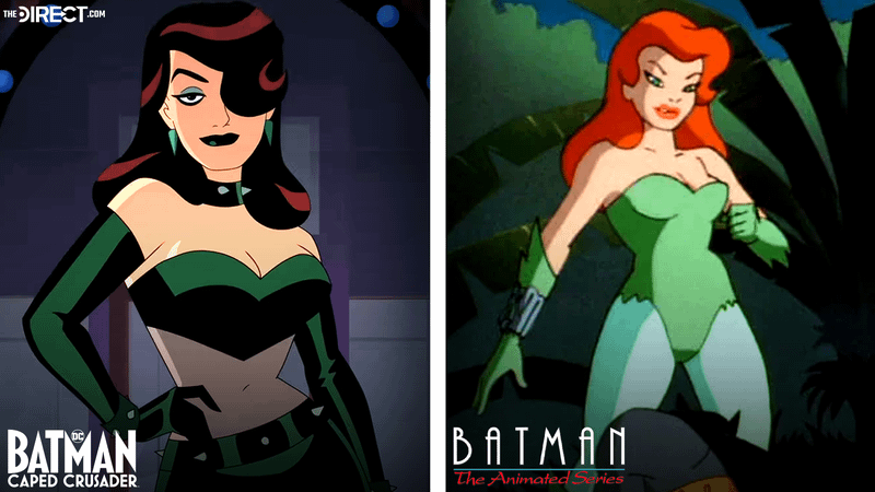 Poison Ivy in Batman: Caped Crusader Season 2 vs Batman the Animated Series.