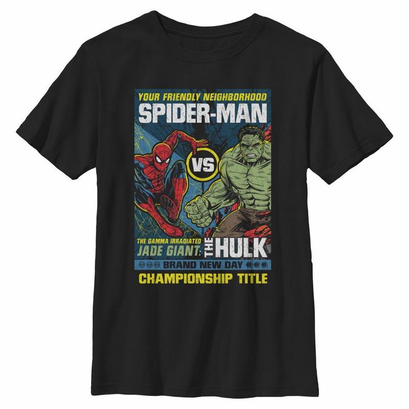 'Spider-Man: Brand New Day' shirt with Spider-Man vs. Hulk, Hulk nicknamed 