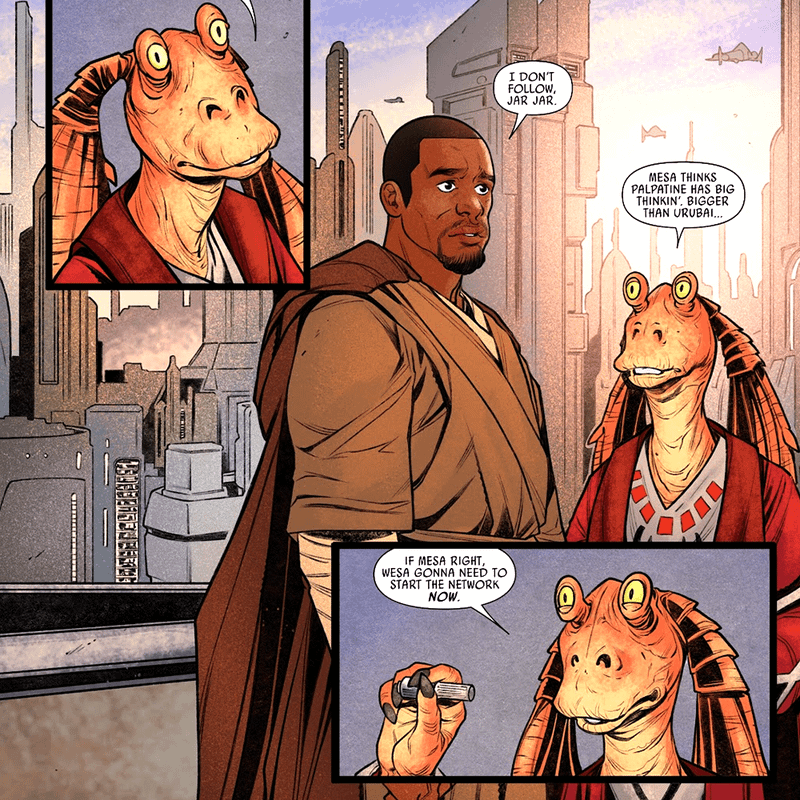 Kerellan Beq and Jar Jar committing to build a fractal network in Jar Jar # 1.