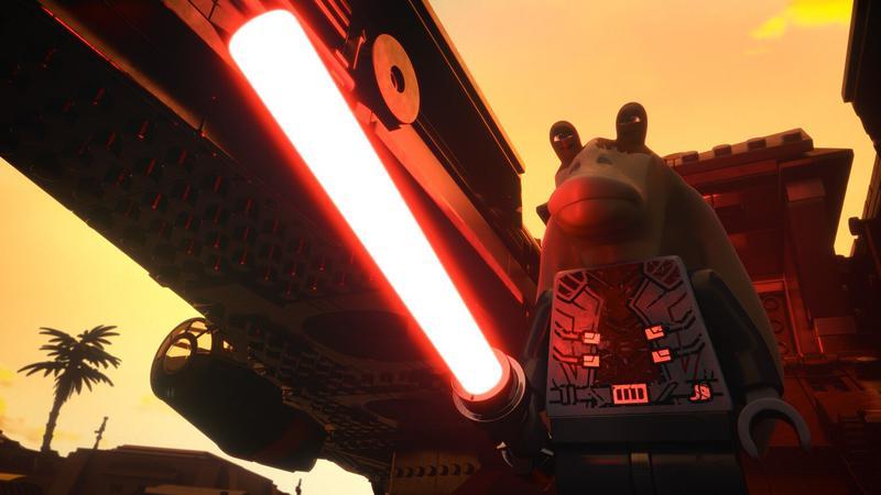 Darth Jar Jar in the LEGO: Star Wars: Rebuild the Galaxy show