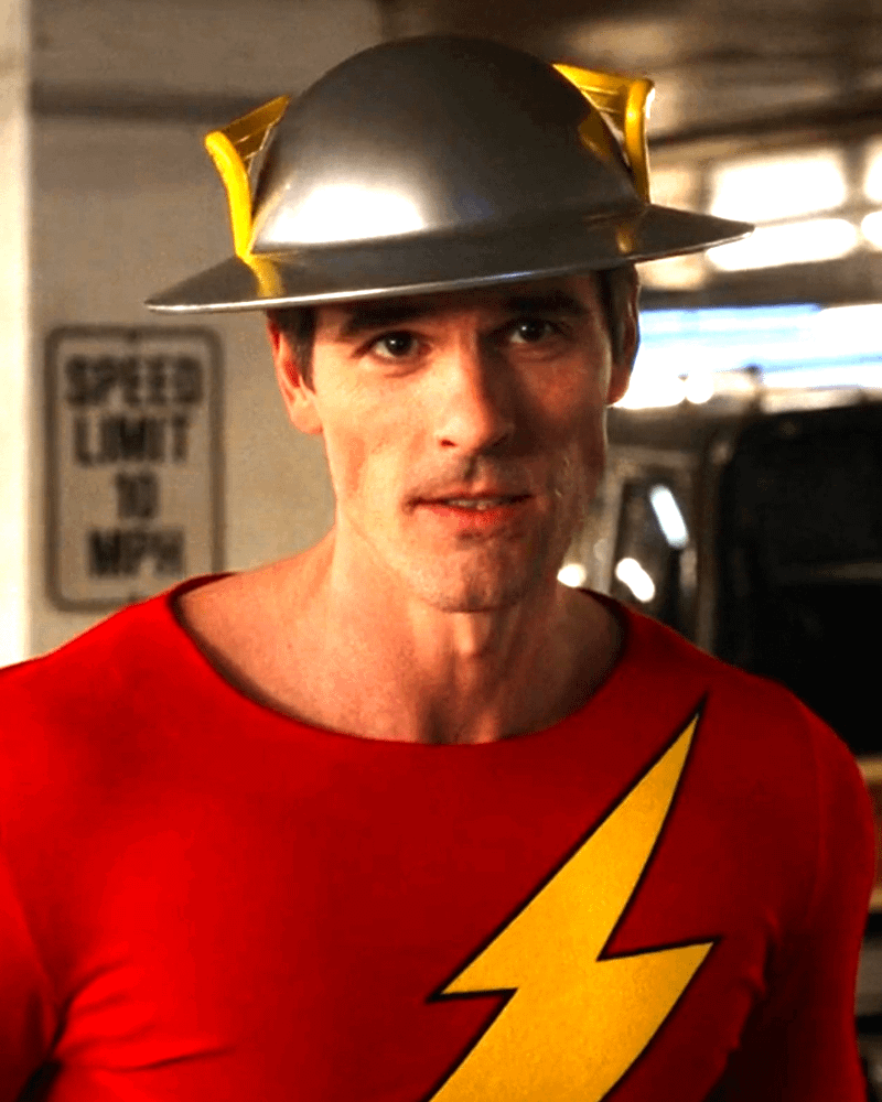 Andy Ridings as Jay Garrick Flash in Stuart Fails to Save the Universe.