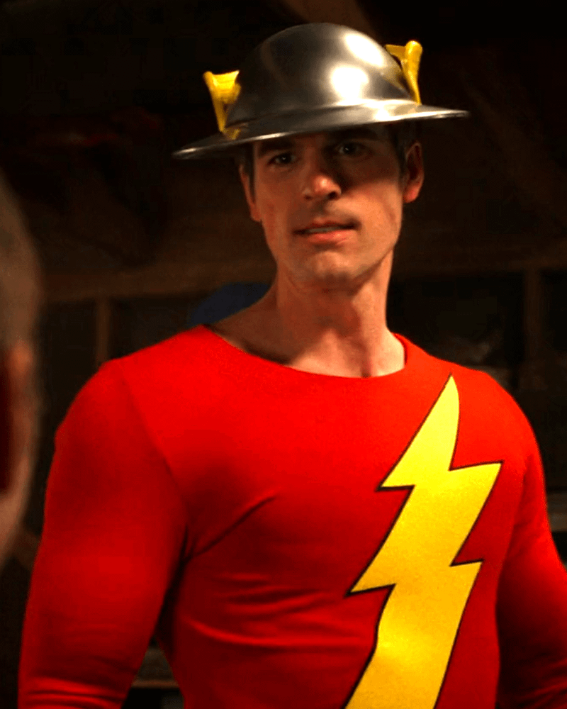 Andy Ridings as Jay Garrick Flash in Stuart Fails to Save the Universe.