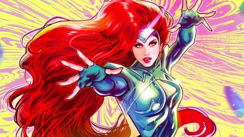 Jean Grey using powers in Marvel Comics.