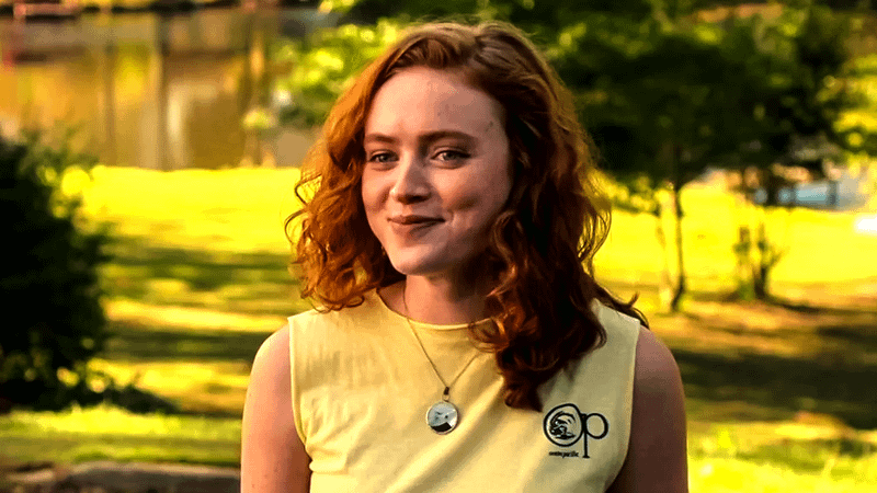 Sadie Sink portraying her iconic character Max Mayfield in Stranger Things.