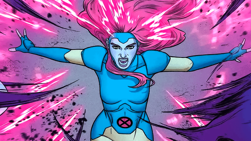 Jean Grey from Marvel Comics.